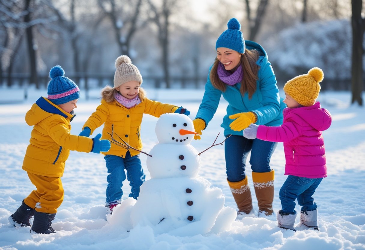 Praktiske tips til udendørs leg med børn i vintervejr